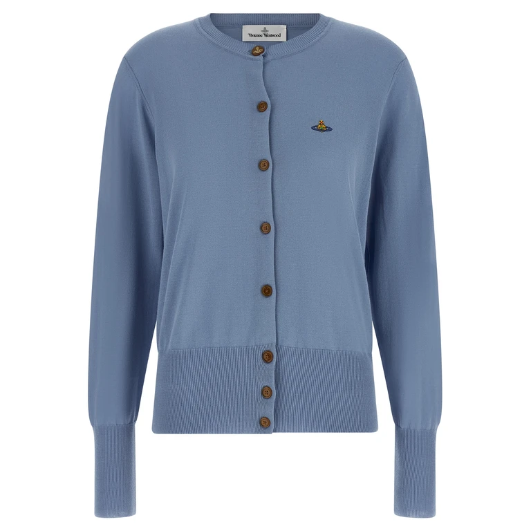 Vivienne Westwood Blue Cotton Cardigan Clothing - Women