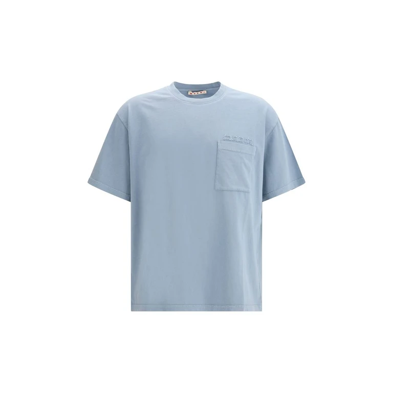Marni Blue Cotton T-Shirt - Men