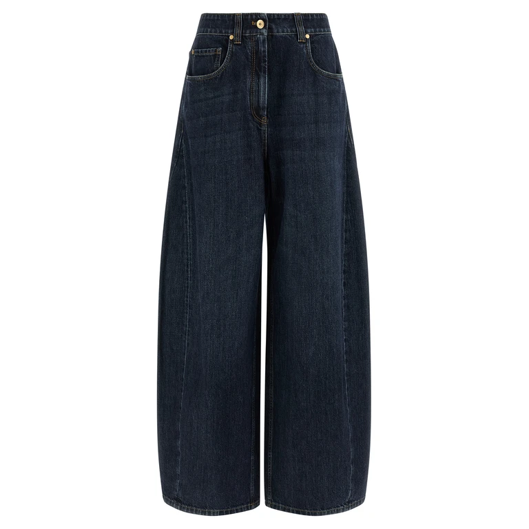 Brunello Cucinelli Blue Cotton Jeans Denim Clothing - Women