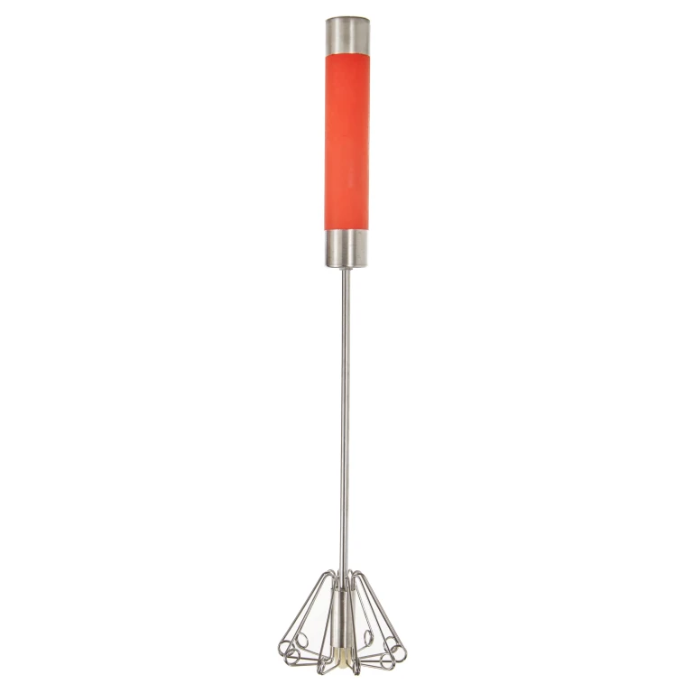 Essentials 18/10 Stainless Steel 12" Miracle Whisk, Red