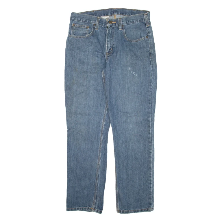 CARHARTT Workwear Mens Jeans Blue Regular Straight W32 L30
