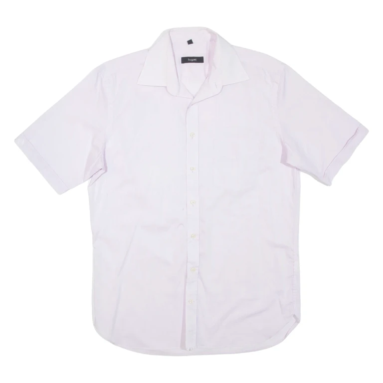 BUGATTI Mens Plain Shirt Pink M
