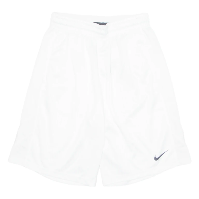 NIKE Mens Sports Shorts White Relaxed M W28
