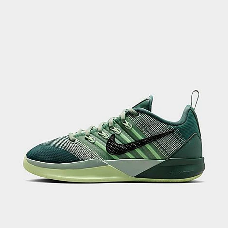 Nike Big Kids Sabrina 3 Basketball Shoes in Clay Green/Seafoam/Volt Tint Size: 1.0