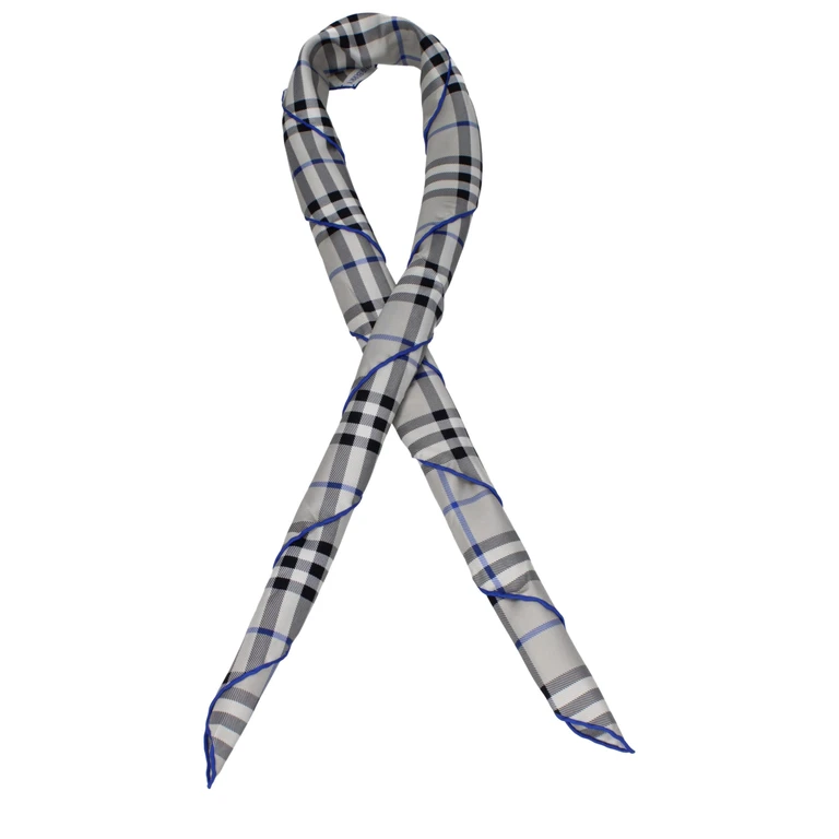 Burberry Gray Silk Foulard Accessory - Women