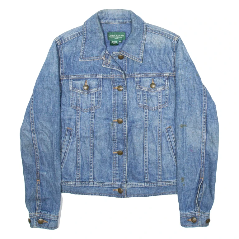 LAUREN RALPH LAUREN Womens Denim Jacket Blue S