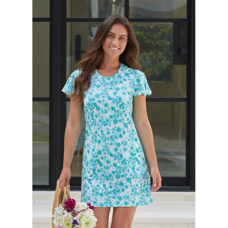 Rosebay Ruffle Short Sleeve Dress