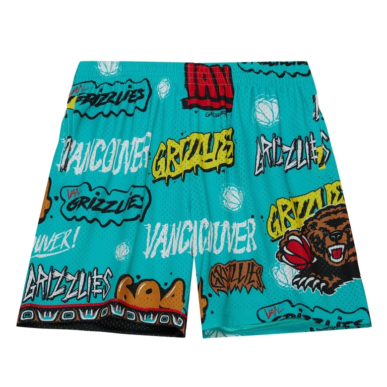 NBA Slap Sticker Swingman Short Vancouver Grizzlies 1998