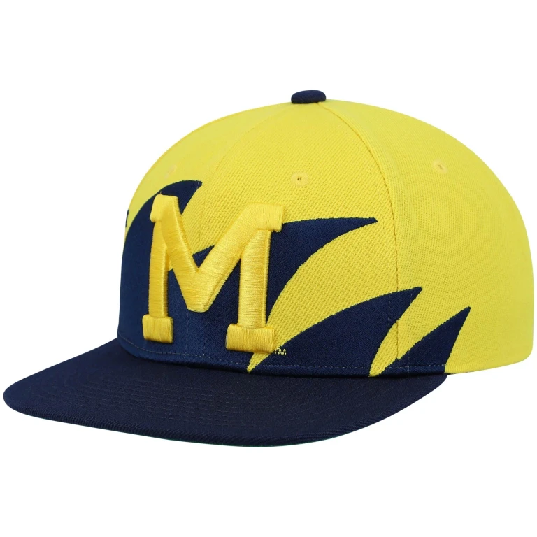 Men's Ncaa Michigan Wolverines Sharktooth Snapback