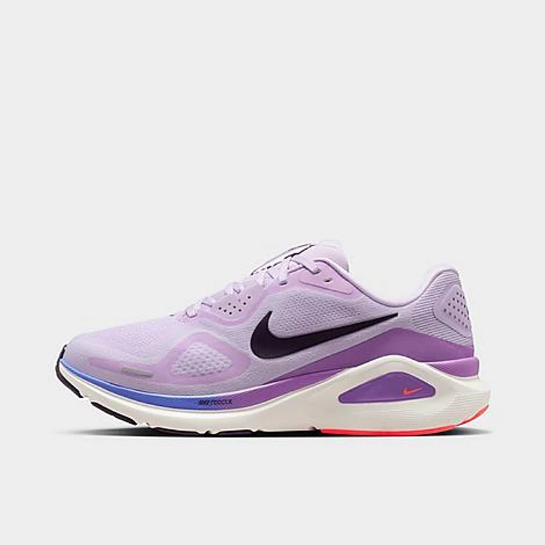 Nike Women's Structure 26 Running Shoes (Wide Width) in Violet Mist/Bright Violet/Sapphire Size: 5.0
