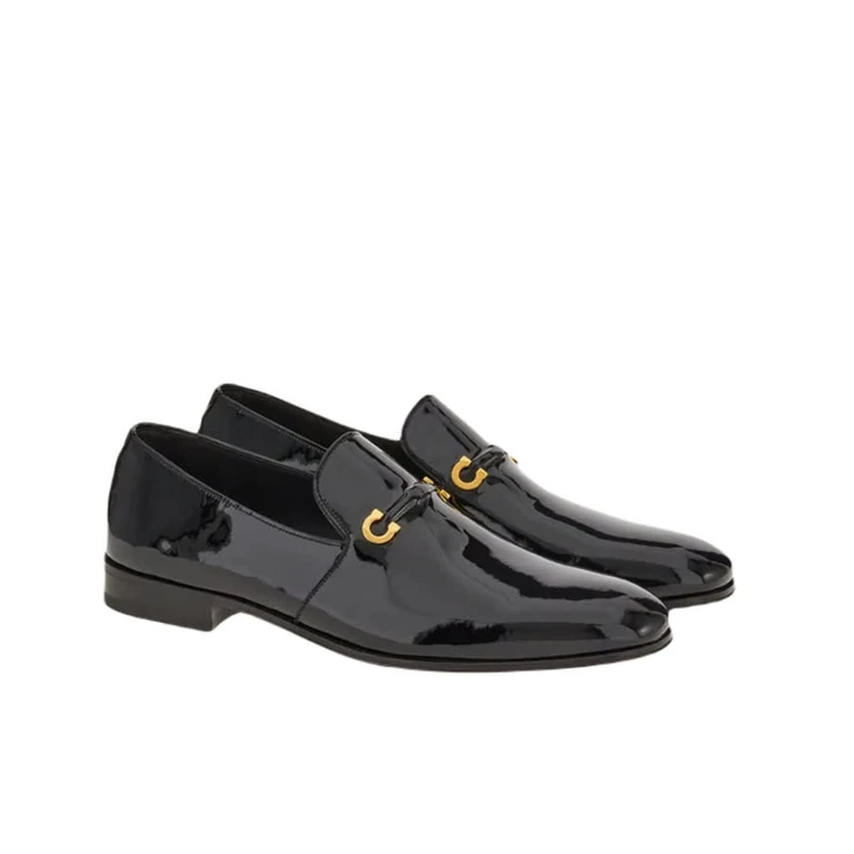 Salvatore Ferragamo Mens Black Loafers (754369 020753)