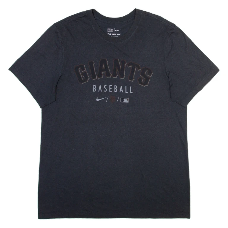 NIKE San Francisco Giants Mens T-Shirt Black USA L
