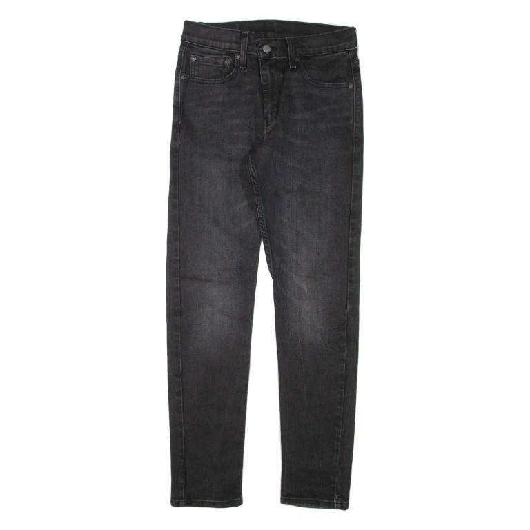 LEVI'S 512 Jeans Mens Black Slim Tapered W28 L30