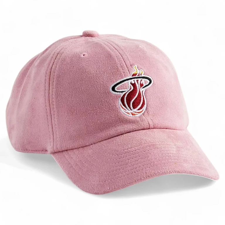 Men's NBA Suede Dad Strapback Hwc Heat Pink