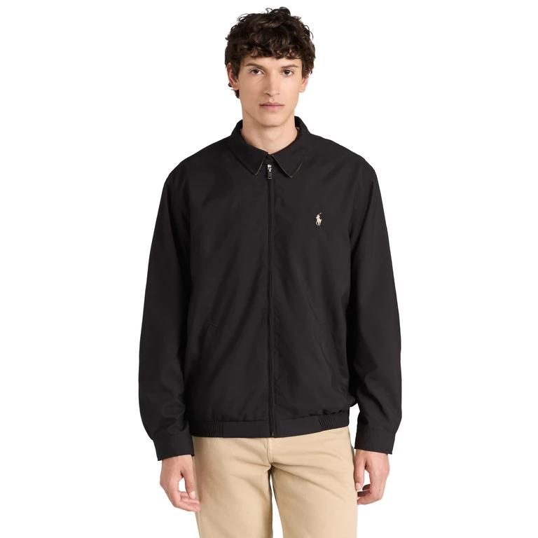 Polo Ralph Lauren Bi-Swing Windbreaker Jacket RL Black M
