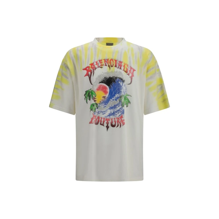 Balenciaga Bicolor Cotton T-Shirt - Men