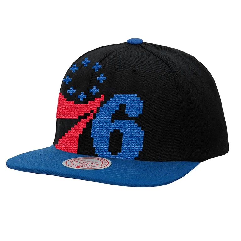 Men's NBA 8 Bit Xl Snapback 76Ers Snapback Caps