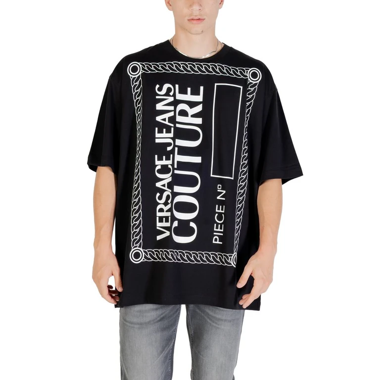 Black Cotton T-Shirt - Men