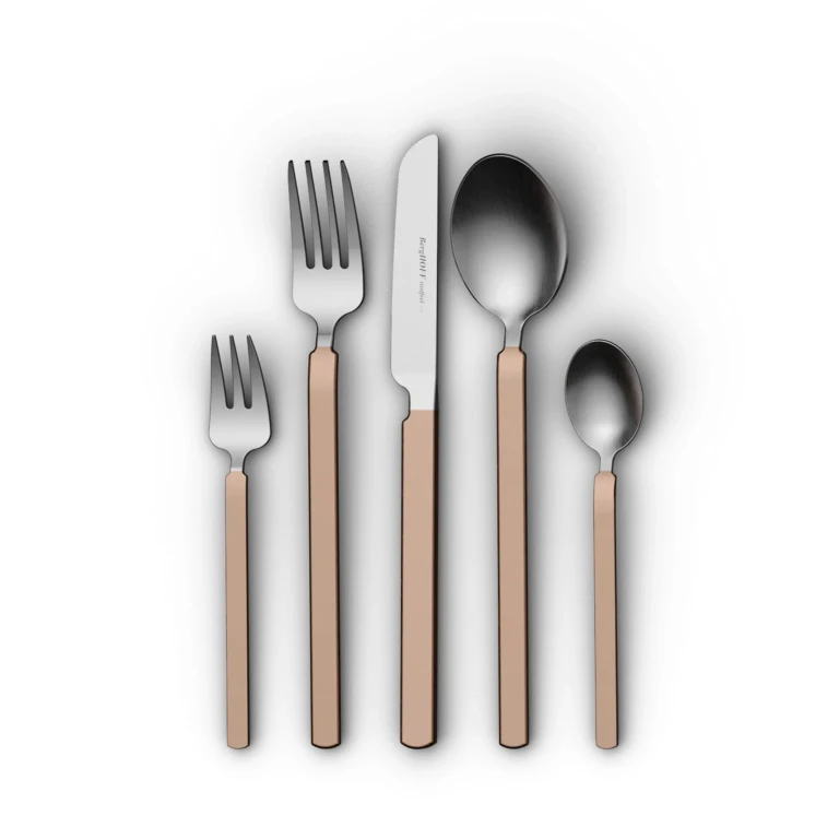 20Pc Stainless Steel Flatware Set, Gold