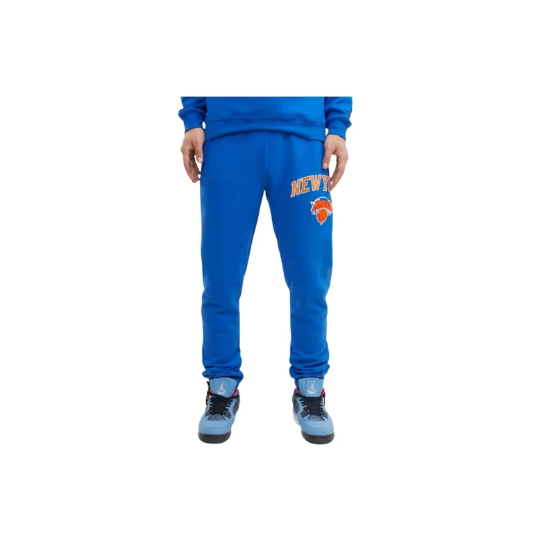 New York Knicks Men Sweatpants Royal Blue