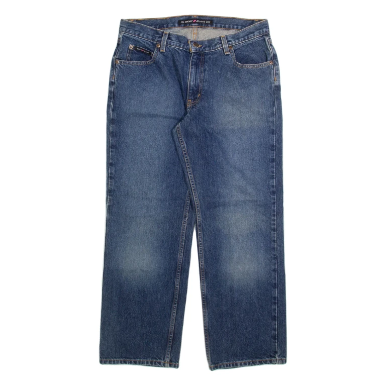DKNY Womens Jeans Blue Regular Straight W31 L28