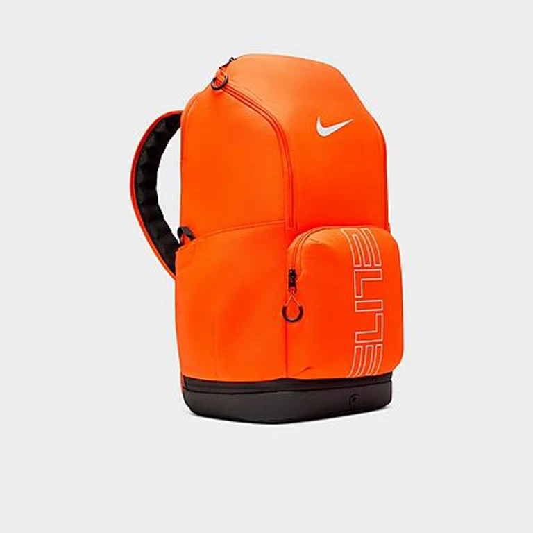 Nike Varsity Hoops Elite Backpack (32L) in Safety Orange/Black/Wolf Grey