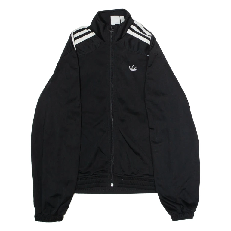 ADIDAS ORIGINALS Womens Track Jacket Black UK 10