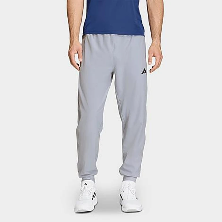 adidas Men's Workout Essentials Flex Woven Track Pants in Halo Silver Size: XS