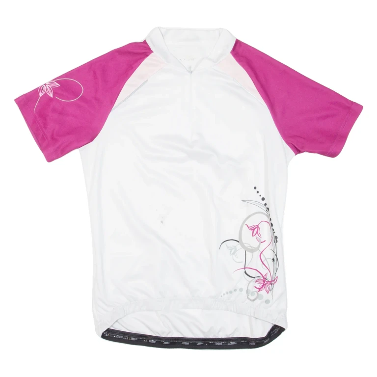 Cycling Womens Jersey Pink 1/2 Zip M