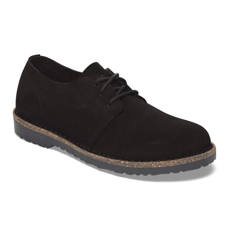 Unisex Uppsala Low Suede Leather Black