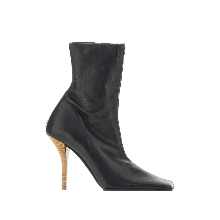 Soft Square keather boots Woman 37