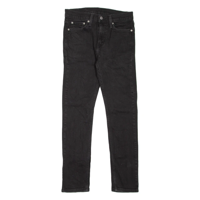 LEVI'S 510 Jeans Mens Black Slim Skinny W29 L27