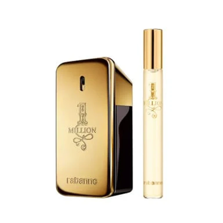 One Million 2 Pcs Set For Men: 1.7 Eau De Toilette Spray + 0.34 Eau De Toilette Spray.