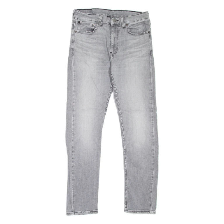 LEVI'S 510 Jeans Mens Grey Slim Skinny Stone Wash W31 L30