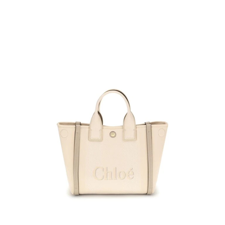 Chloé Beige Cotton Handbag Bag - Women