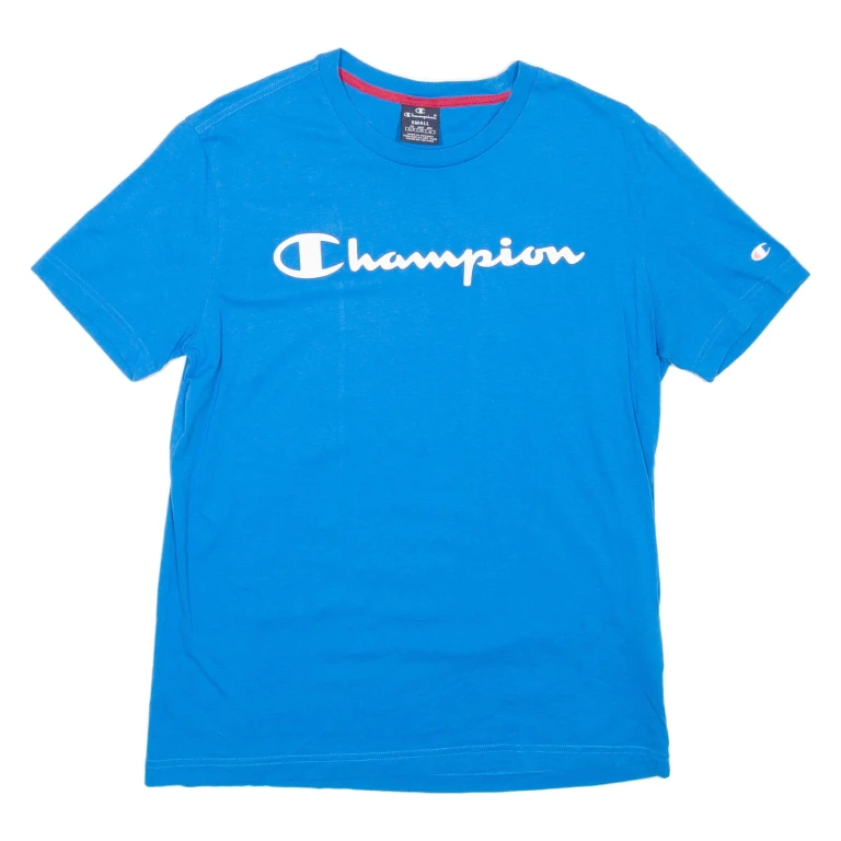 CHAMPION Mens T-Shirt Blue S (JJ1-151024-5318)