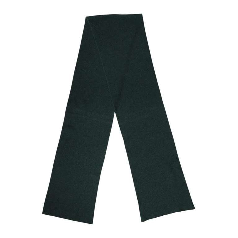 Green Cashmere Knitted Neck Wrap Shawl Scarf Dark - Men
