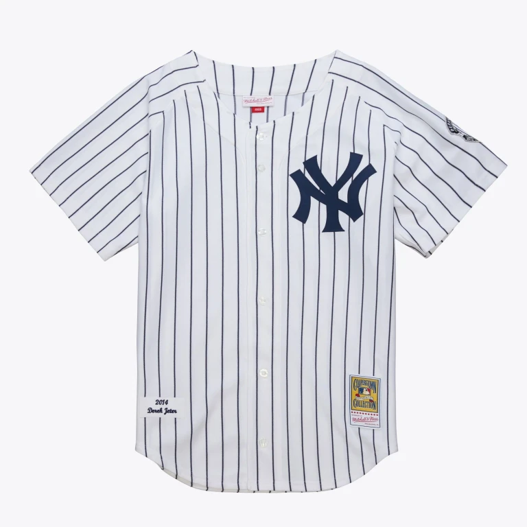 Men's MLB White Home Jersey Yankees 2014 Derek Jeter Jerseys