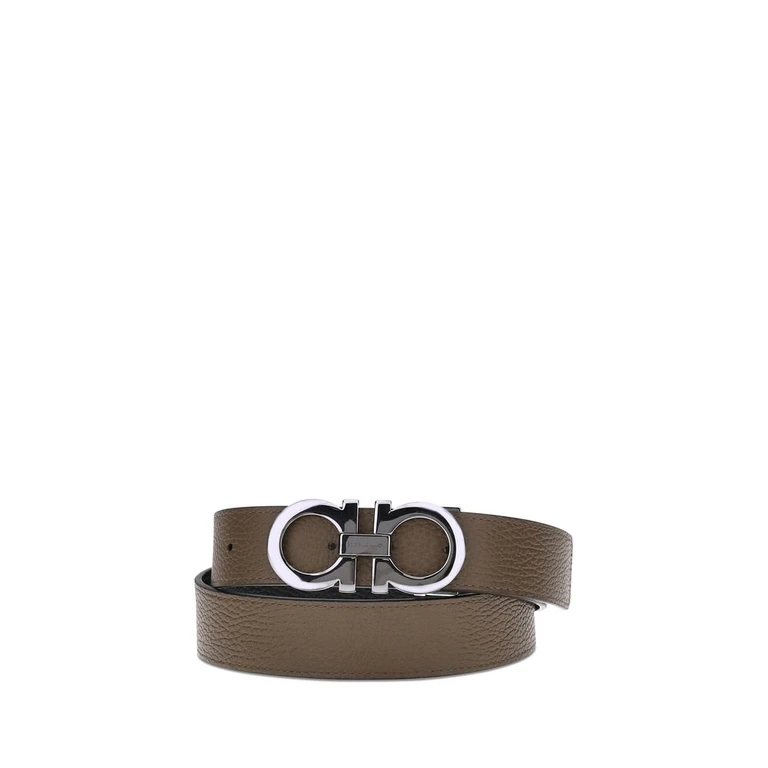 Brown Calf Leather Bos Taurus Regular Belt - Men