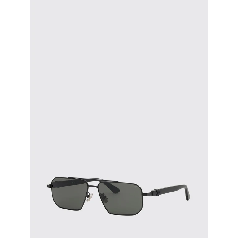 Aviator Metal Sunglasses with Double Bridge and Hexagon Logo (UAFAMES0318PXV100N0202)