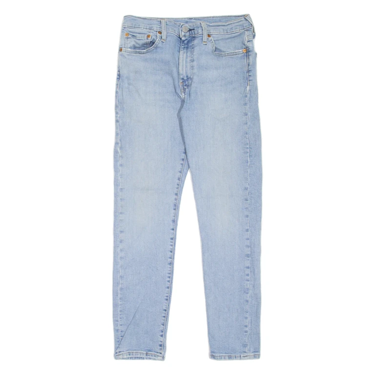 LEVI'S 512 BIG E Jeans Mens Blue Slim Tapered Stone Wash W27 L27