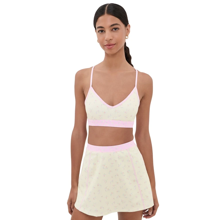LoveShackFancy Jolanda Bra Lemon Haze XXS
