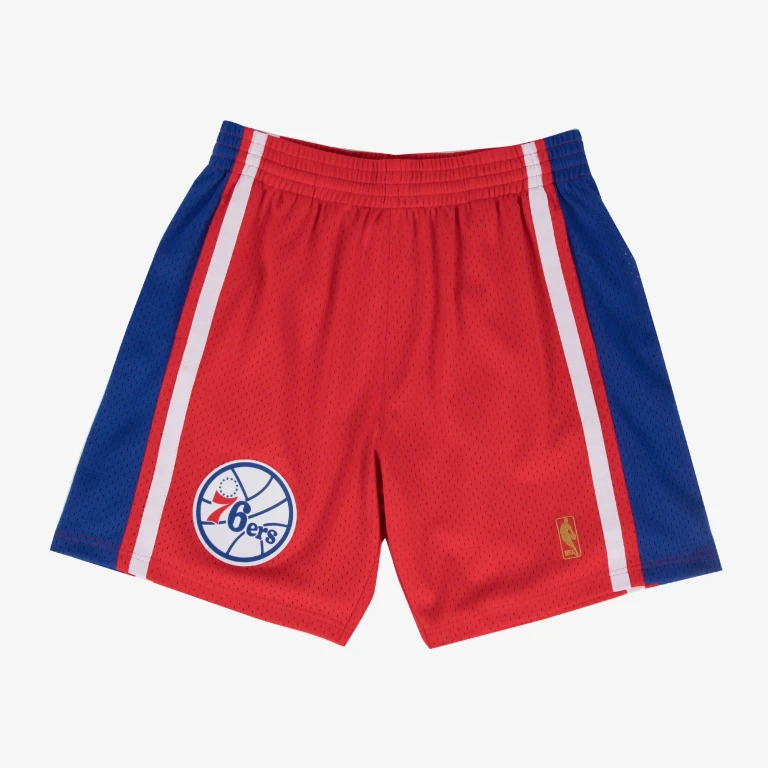 Men's NBA Swingman Road Shorts 76Ers 96-97
