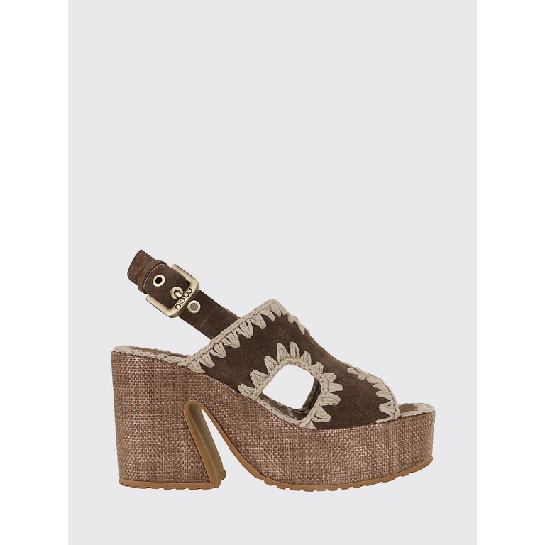 Heeled Sandal Woman color Brown (721002ADPB)