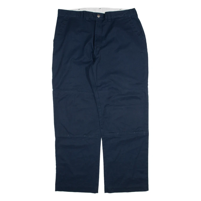 DICKIES Mens Trousers Blue Regular Straight W38 L32