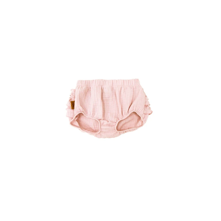Pink Baby Bloomers with Ruffles - 50/56cm (0-2m)