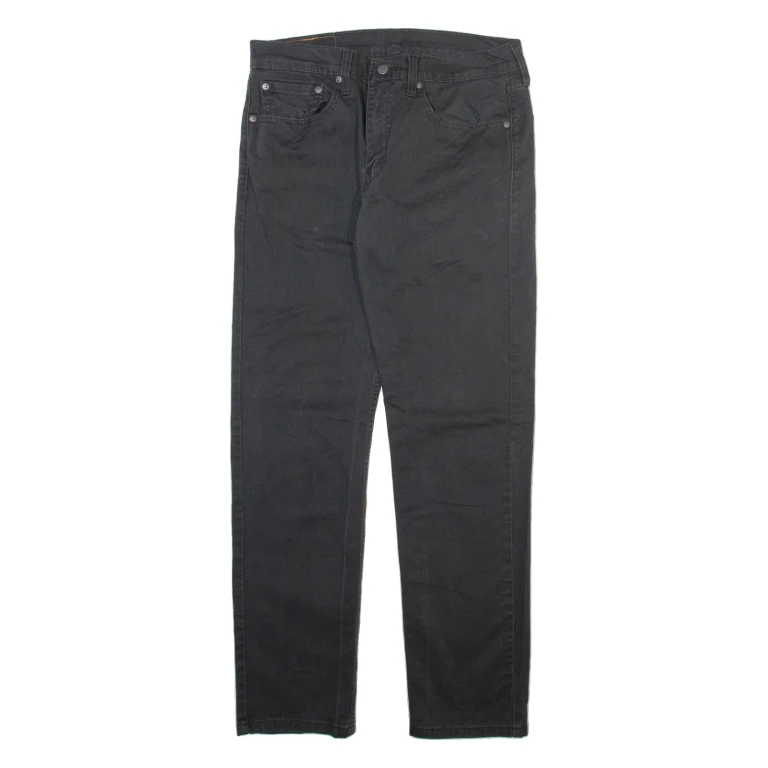 LEVI'S 502 Mens Trousers Grey Regular Tapered W31 L29