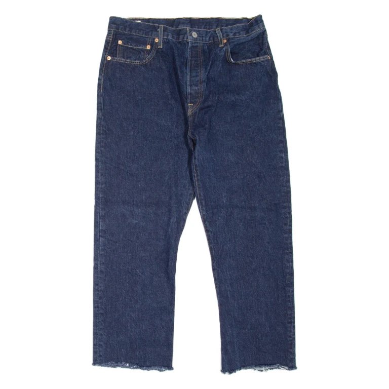 LEVI'S 501 BIG E Jeans Womens Blue Regular Straight W33 L25