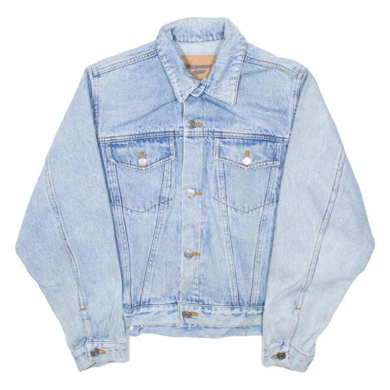 ARIZONA JEAN COMPANY Mens Denim Jacket Blue L