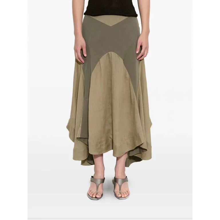 Skirt Woman color Green (W2264PDT)